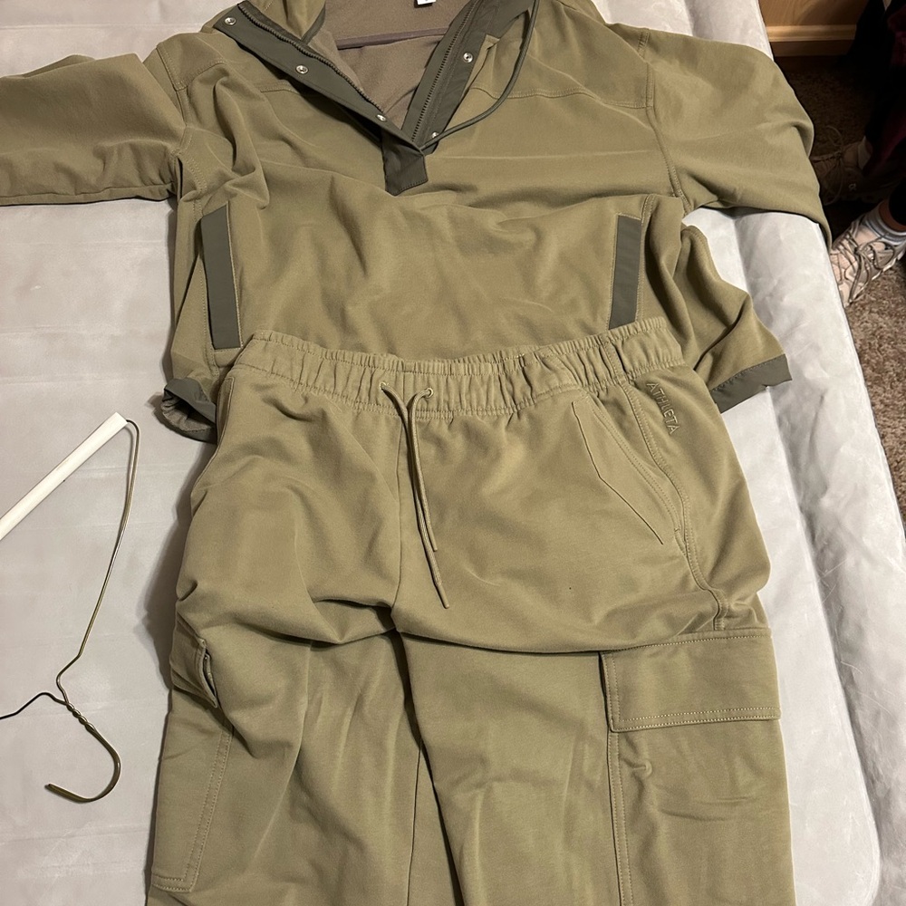 Athleta Sage Green Zip-Up Jacket